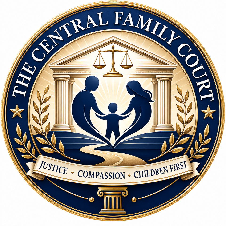 the central family court logo